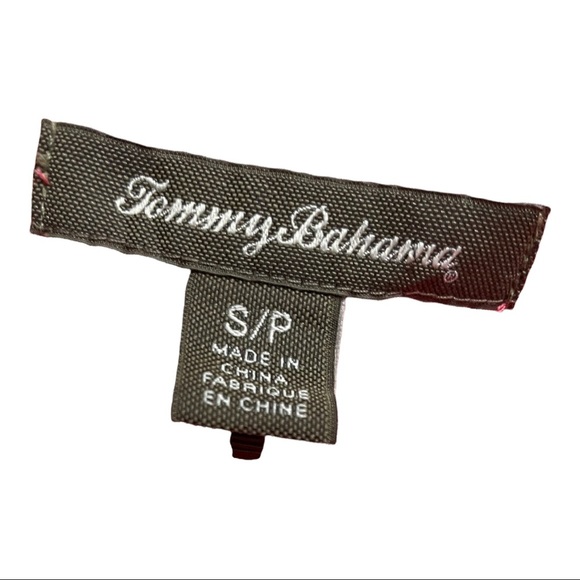 Tommy Bahama silk pink button front blouse. Size S/P. Short sleeve. Summer Small - Picture 9 of 9